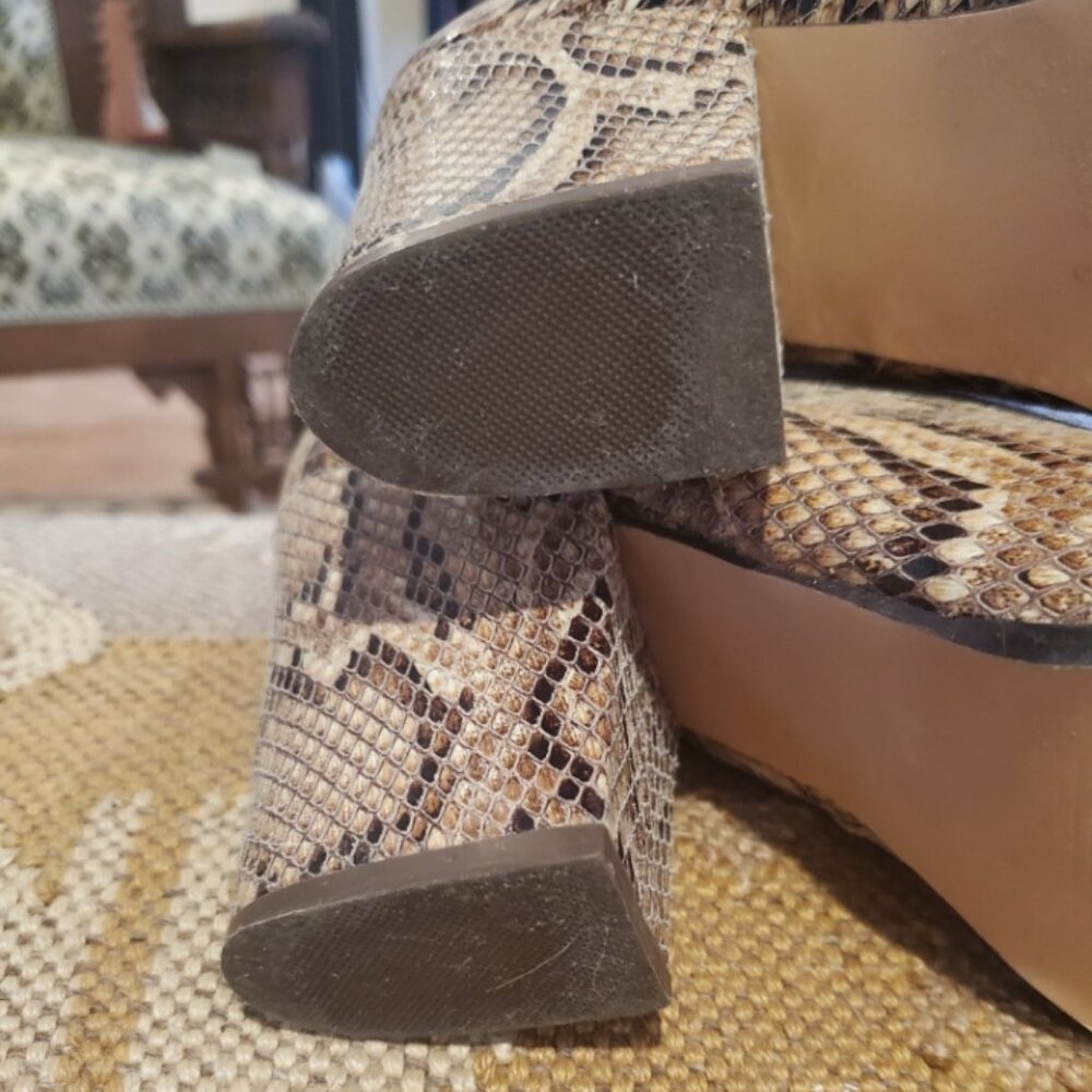 Steve Madden snakeskin booties - Picture 4 of 6